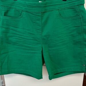Liz Claiborne Vibrant Green Women's Bermudas